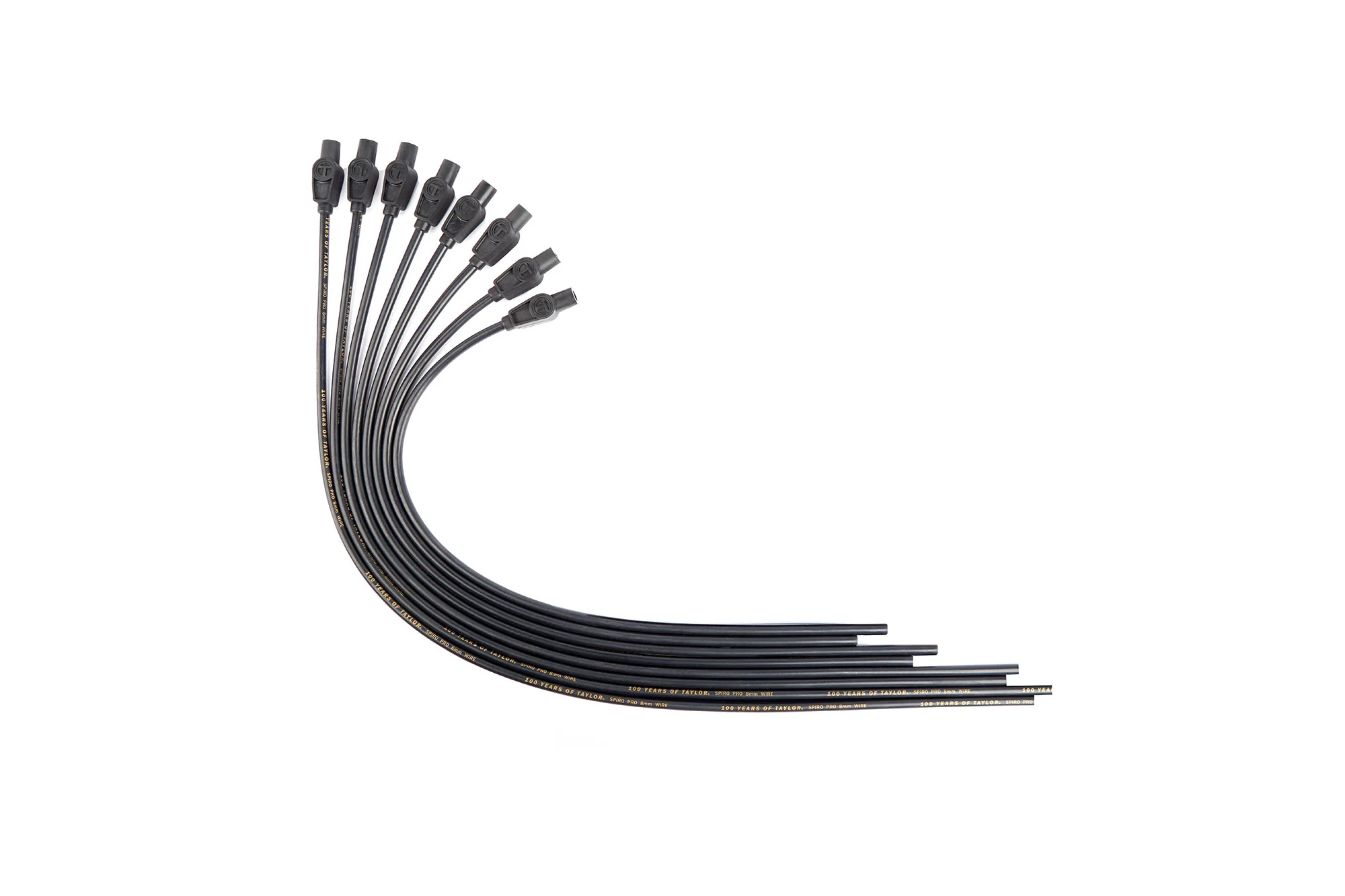 Universal 8mm Spiro-Pro Limited Edition 100 Years Script Spark Plug Wire Set (Available in 3 Colors) - Image 12