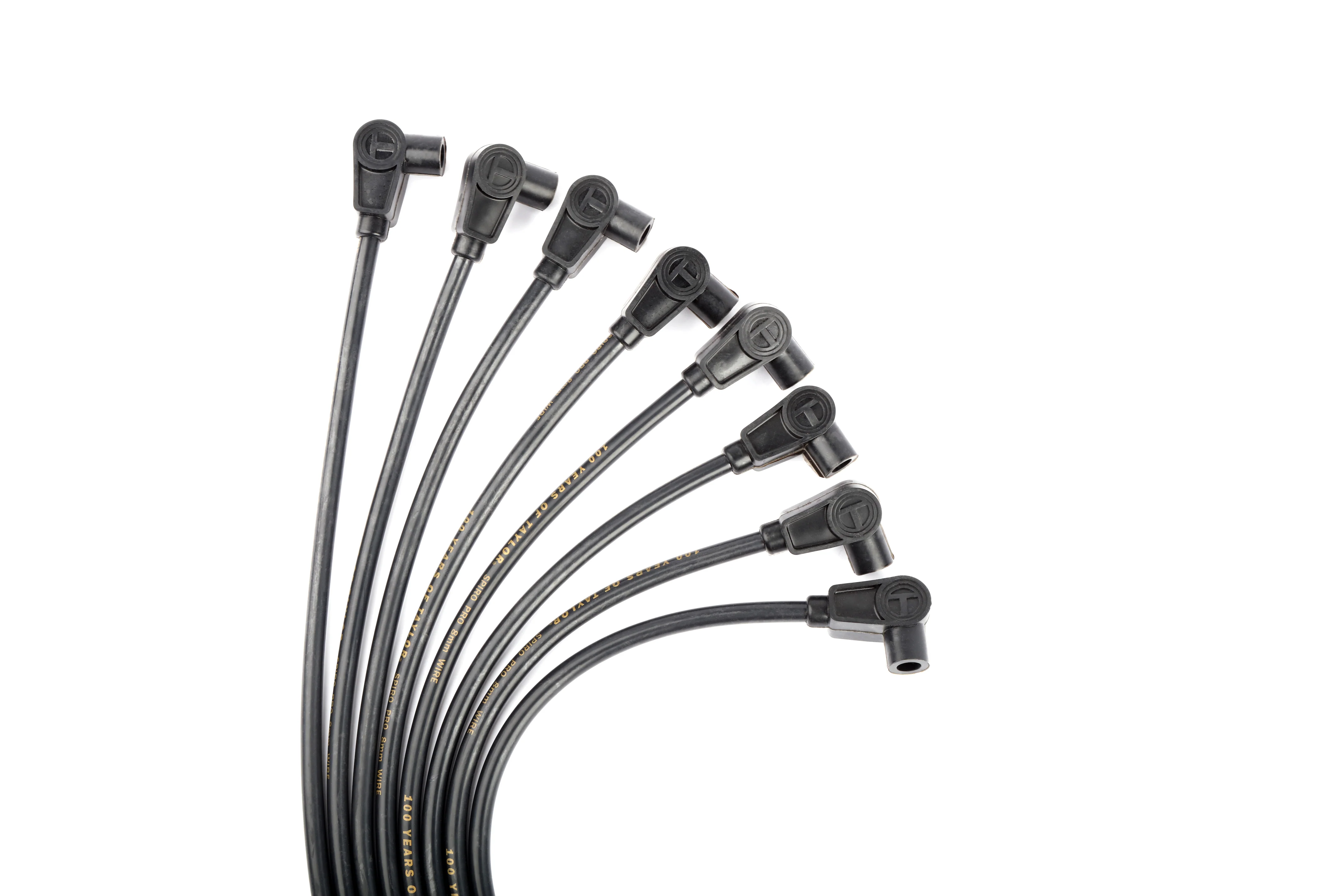 Universal 8mm Spiro-Pro Limited Edition 100 Years Script Spark Plug Wire Set (Available in 3 Colors) - Image 16
