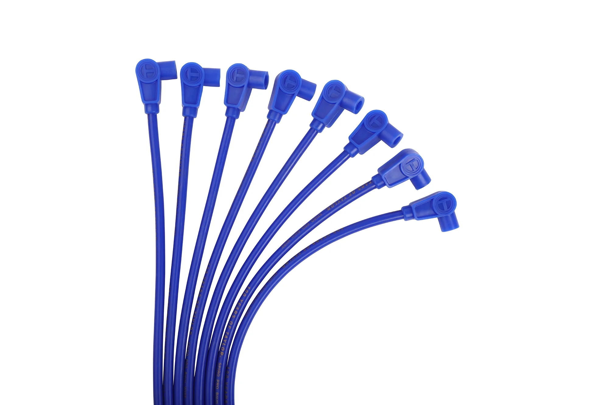 Universal 8mm Spiro-Pro Limited Edition 100 Years Script Spark Plug Wire Set (Available in 3 Colors) - Image 5