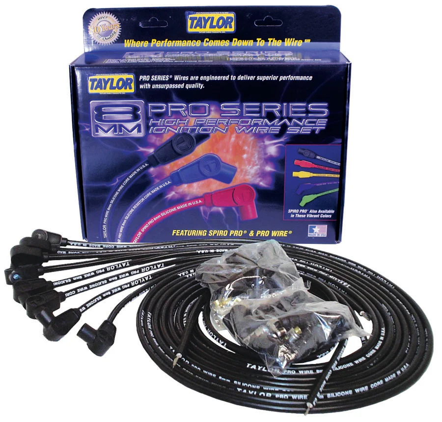 Vertex® Magneto Universal 8mm Tinned Copper Wire Pro Spark Plug Wire Set (Available in 3 Colors) - Image 13