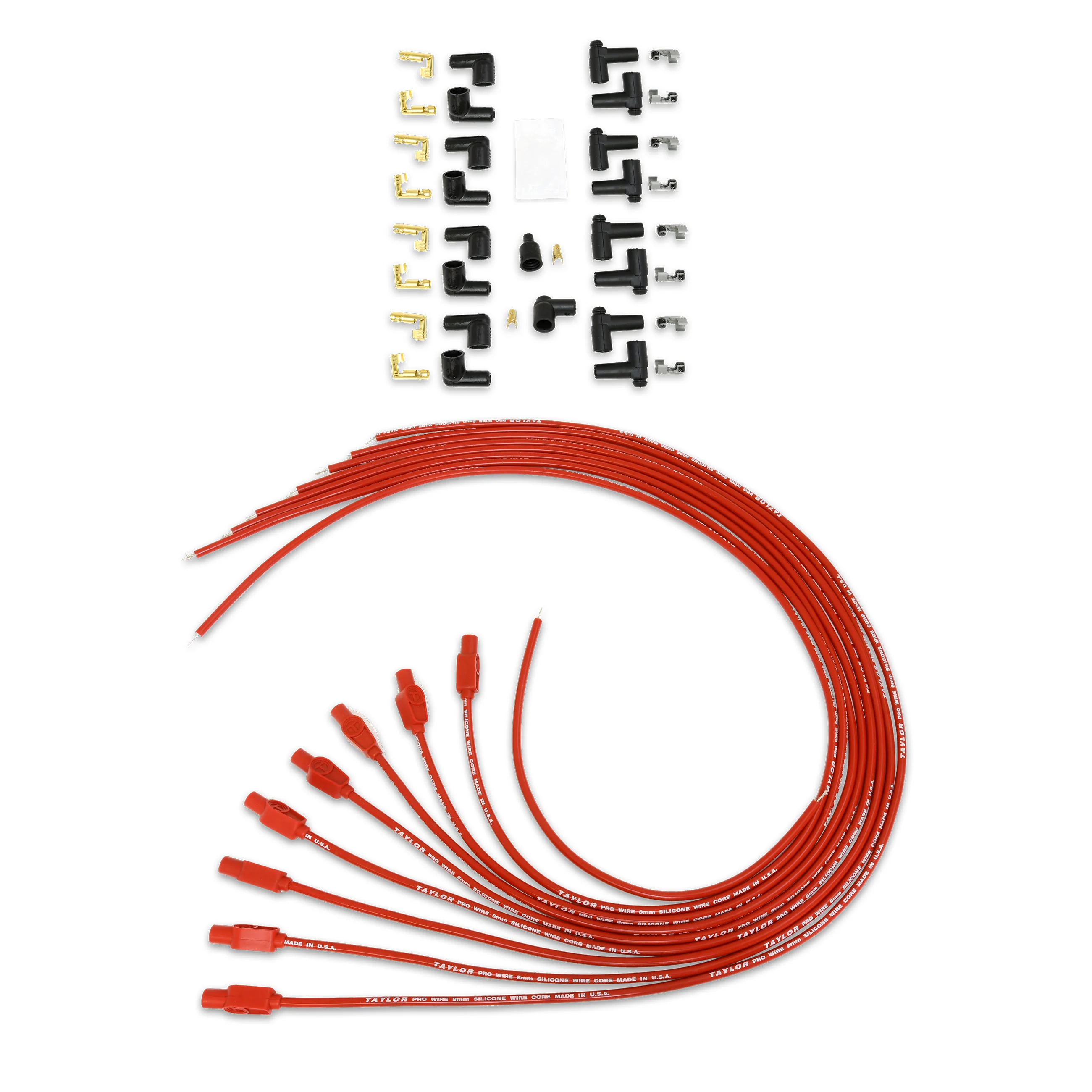Vertex® Magneto Universal 8mm Tinned Copper Wire Pro Spark Plug Wire Set (Available in 3 Colors) - Image 19